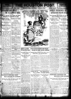 The Houston Post. (Houston, Tex.), Vol. 27, Ed. 1 Saturday, January 4, 1913