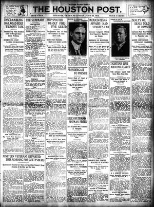 The Houston Post. (Houston, Tex.), Vol. 28, Ed. 1 Saturday, June 28, 1913