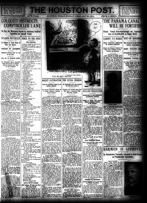 The Houston Post. (Houston, Tex.), Vol. 26, Ed. 1 Sunday, February 26, 1911