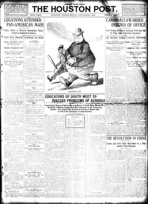 The Houston Post. (Houston, Tex.), Vol. 27, Ed. 1 Friday, December 1, 1911