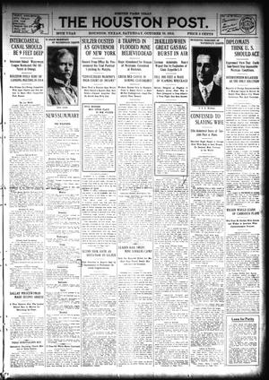 The Houston Post. (Houston, Tex.), Vol. 28, Ed. 1 Saturday, October 18, 1913