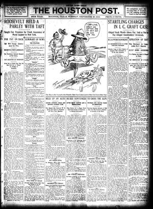 The Houston Post. (Houston, Tex.), Vol. 26, Ed. 1 Tuesday, September 20, 1910