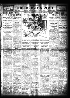 The Houston Post. (Houston, Tex.), Vol. 23, Ed. 1 Saturday, March 21, 1908