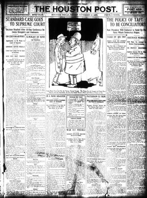 The Houston Post. (Houston, Tex.), Vol. 24, Ed. 1 Friday, November 13, 1908
