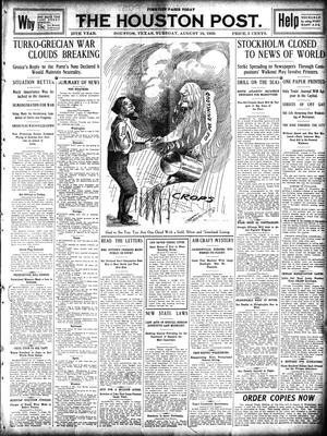 The Houston Post. (Houston, Tex.), Vol. 25, Ed. 1 Tuesday, August 10, 1909
