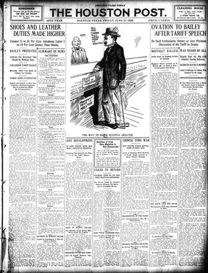 The Houston Post. (Houston, Tex.), Vol. 25, Ed. 1 Friday, June 25, 1909