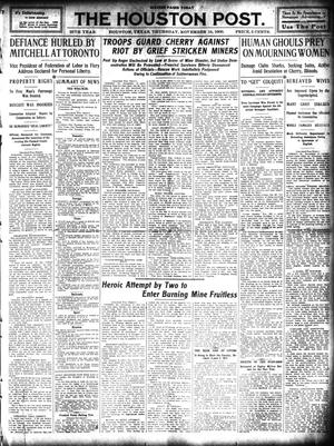 The Houston Post. (Houston, Tex.), Vol. 25, Ed. 1 Thursday, November 18, 1909