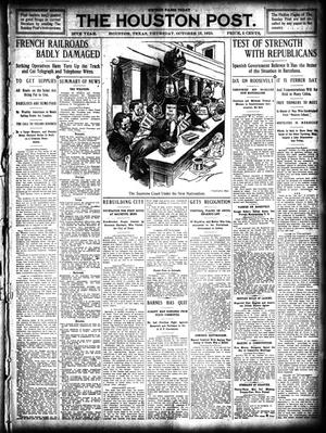 The Houston Post. (Houston, Tex.), Vol. 26, Ed. 1 Thursday, October 13, 1910