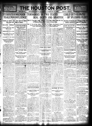 Primary view of object titled 'The Houston Post. (Houston, Tex.), Vol. 23, Ed. 1 Saturday, February 15, 1908'.
