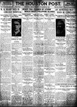The Houston Post. (Houston, Tex.), Vol. 27, Ed. 1 Friday, November 29, 1912