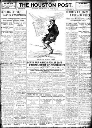 The Houston Post. (Houston, Tex.), Vol. 27, Ed. 1 Monday, July 15, 1912