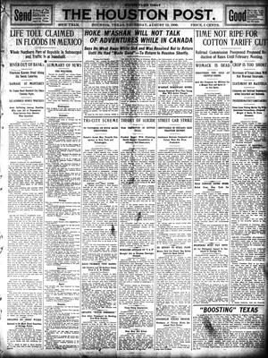 The Houston Post. (Houston, Tex.), Vol. 25, Ed. 1 Thursday, August 12, 1909