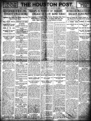The Houston Post. (Houston, Tex.), Vol. 24, Ed. 1 Monday, March 29, 1909