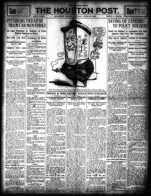 The Houston Post. (Houston, Tex.), Vol. 25, Ed. 1 Monday, June 28, 1909