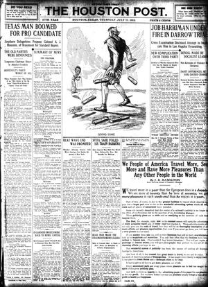 The Houston Post. (Houston, Tex.), Vol. 27, Ed. 1 Thursday, July 11, 1912