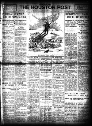 The Houston Post. (Houston, Tex.), Vol. 27, Ed. 1 Wednesday, April 3, 1912