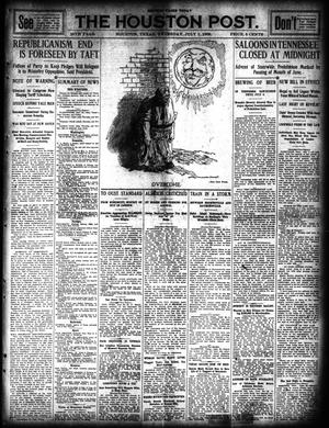 The Houston Post. (Houston, Tex.), Vol. 25, Ed. 1 Thursday, July 1, 1909