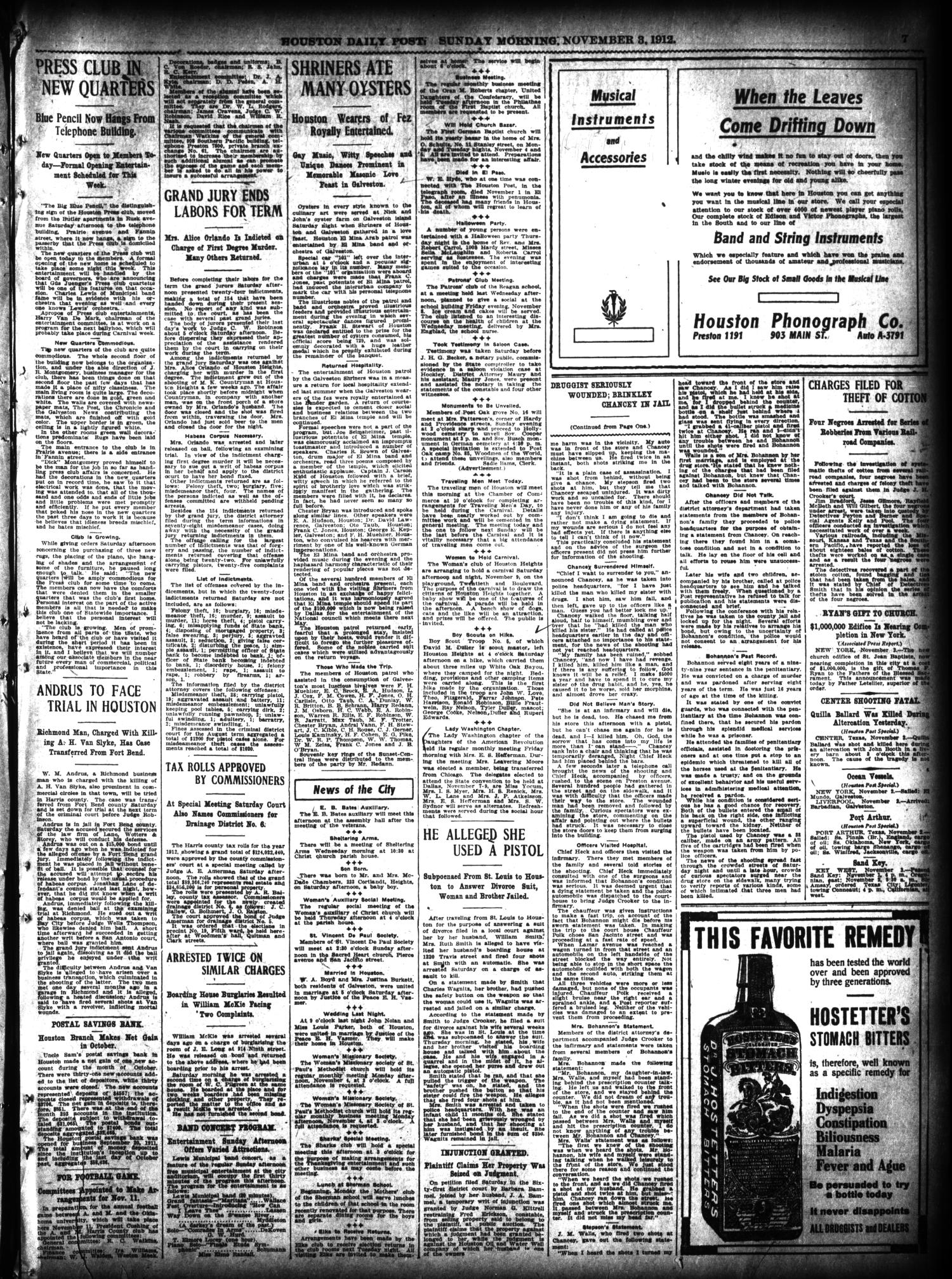 The Houston Post. (Houston, Tex.), Vol. 27, Ed. 1 Sunday, November 3, 1912
                                                
                                                    [Sequence #]: 7 of 74
                                                