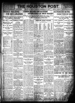 The Houston Post. (Houston, Tex.), Vol. 26, Ed. 1 Tuesday, December 27, 1910