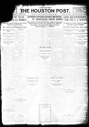 The Houston Post. (Houston, Tex.), Vol. 26, Ed. 1 Friday, April 29, 1910
