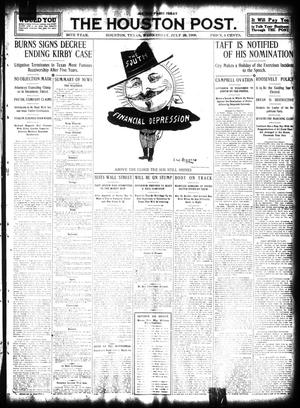 The Houston Post. (Houston, Tex.), Vol. 24, Ed. 1 Wednesday, July 29, 1908