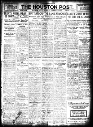 The Houston Post. (Houston, Tex.), Vol. 24, Ed. 1 Tuesday, December 1, 1908