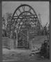 Thumbnail image of item number 1 in: 'Front view of T.S.C.W. Chapel under construction.'.