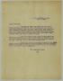 Letter: [Letter from R. Osthoff to "Direktor", October 3, 1930]