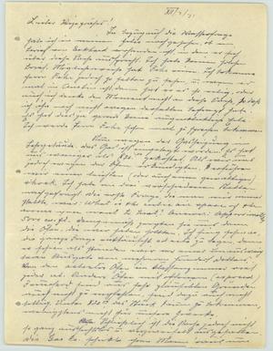 Primary view of object titled '[Letter from H. Studtmann, December 7, 1931]'.
