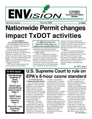ENVision, Volume 6, Issue 2, Summer 2000