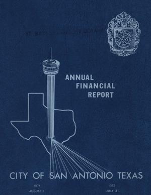 San Antonio Annual Financial Report: 1972