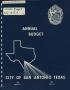 Thumbnail image of item number 1 in: 'San Antonio Annual Budget: 1965'.