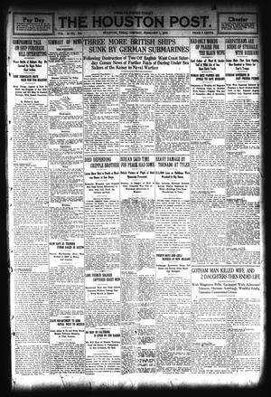 The Houston Post. (Houston, Tex.), Vol. 29, No. 304, Ed. 1 Monday, February 1, 1915