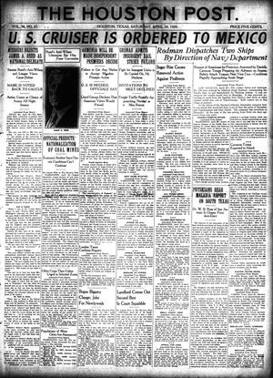 The Houston Post. (Houston, Tex.), Vol. 36, No. 21, Ed. 1 Saturday, April 24, 1920