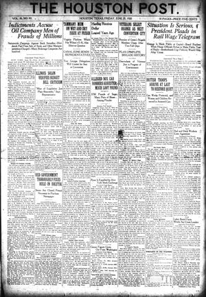The Houston Post. (Houston, Tex.), Vol. 36, No. 83, Ed. 1 Friday, June 25, 1920