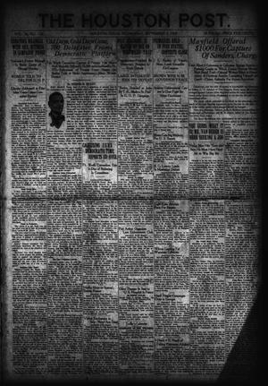 The Houston Post. (Houston, Tex.), Vol. 36, No. 158, Ed. 1 Wednesday, September 8, 1920