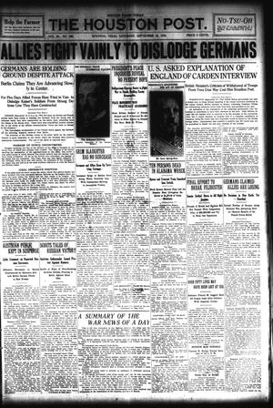 The Houston Post. (Houston, Tex.), Vol. 29, No. 169, Ed. 1 Saturday, September 19, 1914