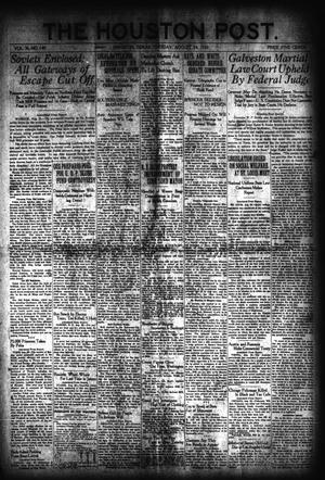 The Houston Post. (Houston, Tex.), Vol. 36, No. 143, Ed. 1 Tuesday, August 24, 1920