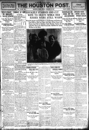 The Houston Post. (Houston, Tex.), Vol. 29, No. 301, Ed. 1 Friday, January 29, 1915