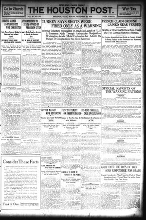 The Houston Post. (Houston, Tex.), Vol. 29, No. 233, Ed. 1 Sunday, November 22, 1914