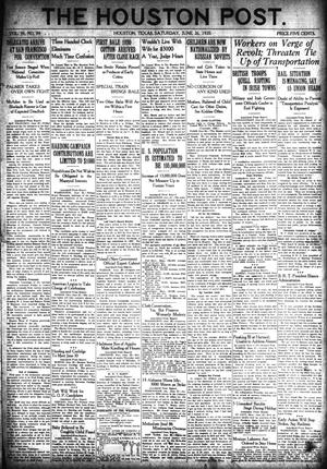 The Houston Post. (Houston, Tex.), Vol. 36, No. 84, Ed. 1 Saturday, June 26, 1920