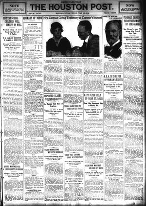 The Houston Post. (Houston, Tex.), Vol. 29, No. 97, Ed. 1 Friday, July 10, 1914