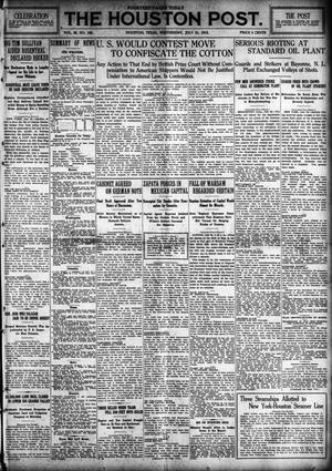 The Houston Post. (Houston, Tex.), Vol. 30, No. 109, Ed. 1 Wednesday, July 21, 1915