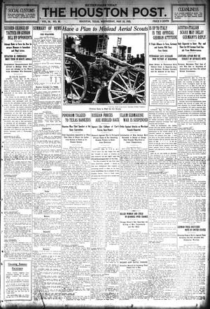 The Houston Post. (Houston, Tex.), Vol. 30, No. 46, Ed. 1 Wednesday, May 19, 1915