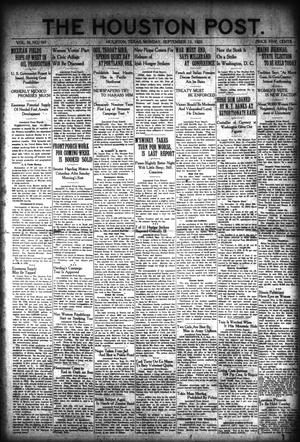 The Houston Post. (Houston, Tex.), Vol. 36, No. 163, Ed. 1 Monday, September 13, 1920