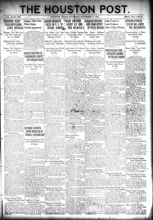 The Houston Post. (Houston, Tex.), Vol. 36, No. 238, Ed. 1 Saturday, November 27, 1920