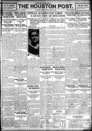 The Houston Post. (Houston, Tex.), Vol. 30, No. 99, Ed. 1 Sunday, July 11, 1915
