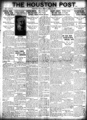 The Houston Post. (Houston, Tex.), Vol. 36, No. 20, Ed. 1 Friday, April 23, 1920