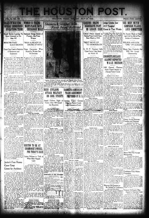 The Houston Post. (Houston, Tex.), Vol. 36, No. 108, Ed. 1 Tuesday, July 20, 1920