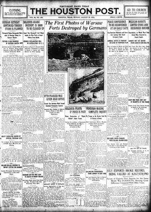 The Houston Post. (Houston, Tex.), Vol. 30, No. 148, Ed. 1 Sunday, August 29, 1915